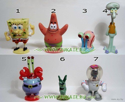 Kinder Iz Serii Spanch Bob Gubka Bob Est Nomer 6 Kupit V Minske Detskie Tovary Ay By Lot 5018372727